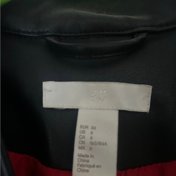 H&M Leather Jacket - Picture 3 of 3